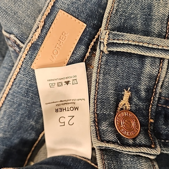 💕MOTHER💕 The Hustler Patch Pocket Ankle Fray Jeans ~ Healing Jar 25 NWT - Picture 13 of 16